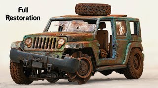 Abandoned Jeep 4x4 Model Car Full Restoration