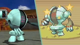 Shiny Registeel in Emerald after 9,324 Run Aways!