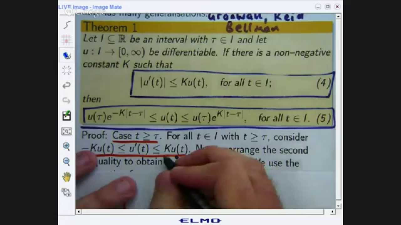 Differential inequalities