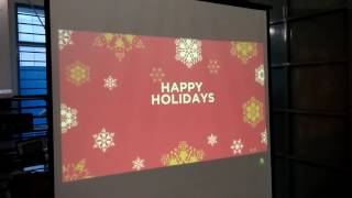 display from sanyo plc-xw57 projector
