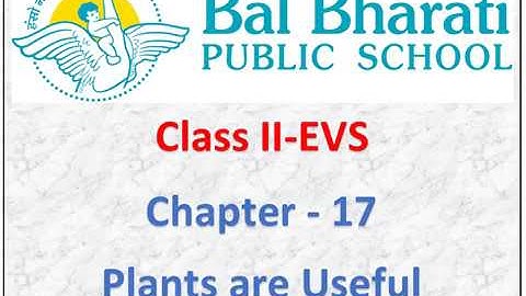 II EVS Chapter 17 Plants are Useful Part 4