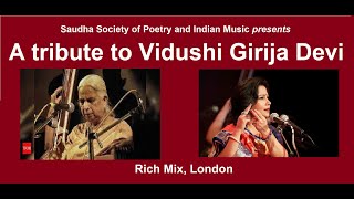 Saudha Tribute- Girija Devi |Thumri - Chandra Chakraborty  |Banaras Gharana| Indian Classical Music