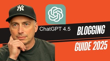 How to Write Blog Posts FAST with ChatGPT 4.5 | Ultimate Blogging Guide 2025