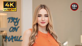 4k Transparent Try On Haul With Wishu Di No Bra See Through Clothes