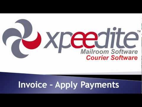 Xpeedite Invoice Apply Payments Tutorial