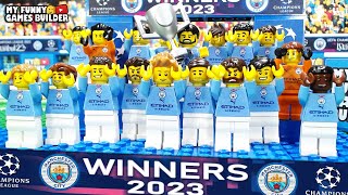 Manchester City Winners Champions League 2023 in Lego Football