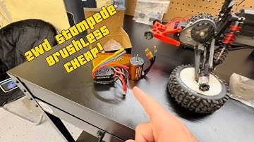 CHEAP BRUSHLESS 2WD Traxxas Stampede build!