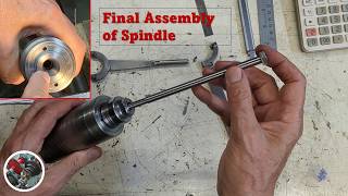 Homemade Tool Post Grinder - part 12 (spindle assembly & machining of tapered bore)