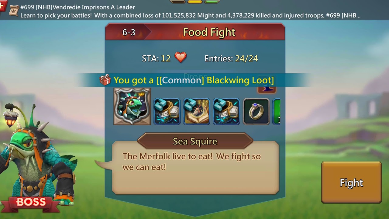 Lords Mobile | ELITE 6-3 FOOD FIGHT