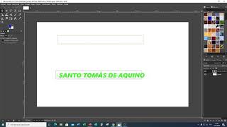 GIMP - Herramientas de Texto