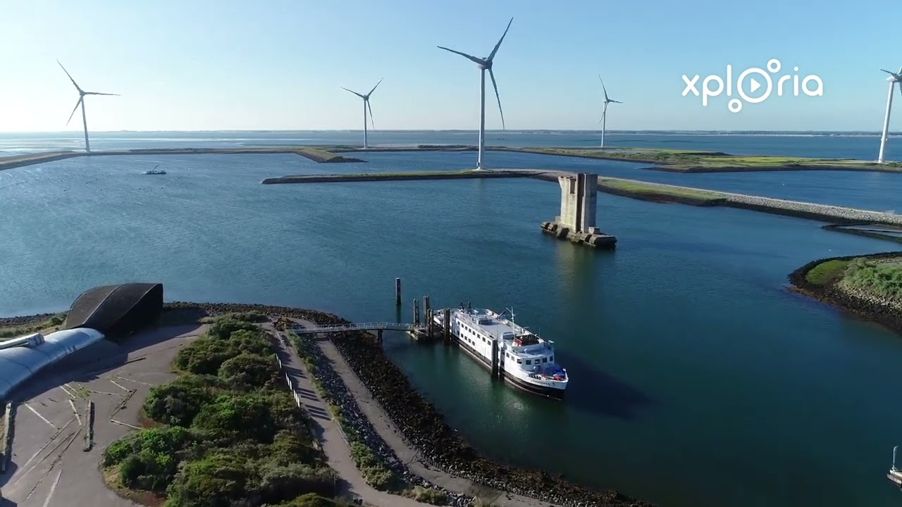 Delta Park Neeltje Jans Netherlands 2019.07 aerial video