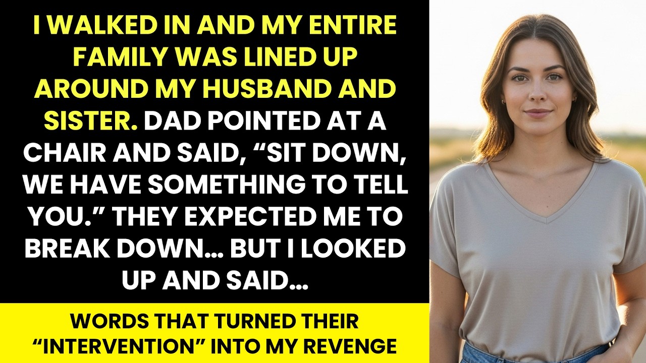 Dad Said “Sit Down, We Need To Talk” About My Husband & Sister… He Never Expected My Answer
