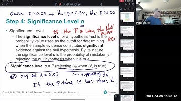 8.1  Basics of Hypothesis Testing - Part 2: Significance Lev