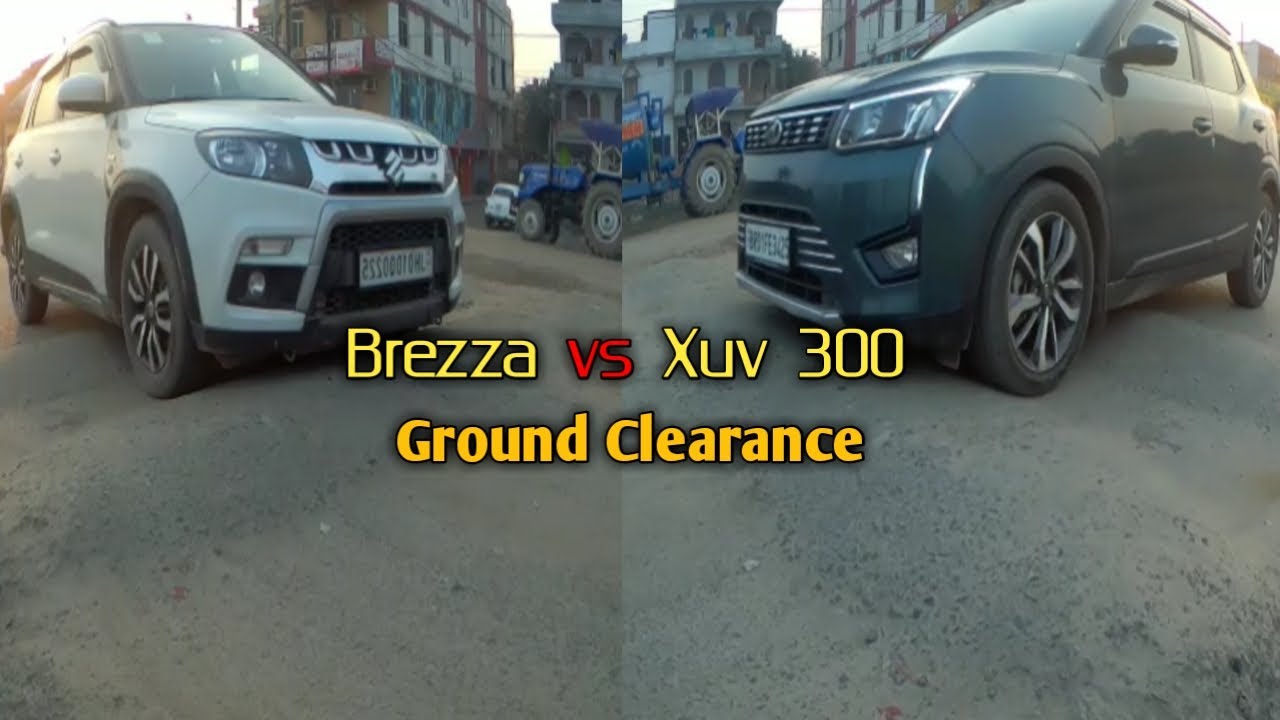 Brezza vs Xuv 300 Ground Clearance. YouTube