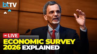 LIVE: CEA V Anantha Nageswaran Briefs Media On Key Findings Of Economic Survey 2026