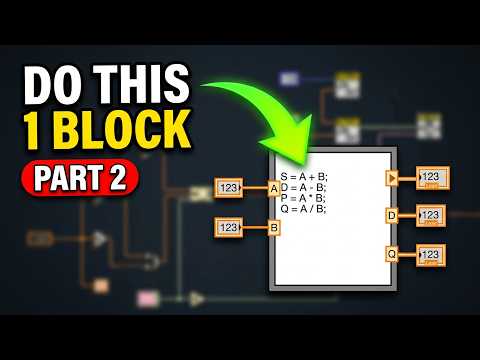 LabVIEW Basic Calculator Part 2 | Using Formula Node to Perform Calculations
