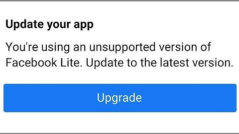 unsupported version of facebook lite fix problem #fblite #fixed #problem