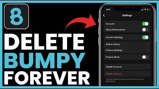 How to Delete Bumpy Account: Step by Step Guide screenshot 3
