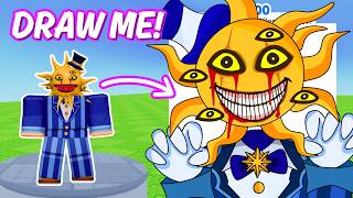 I Drew WONDERLAND MONSTERS in Roblox Draw Me...
