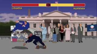 Obama vs Romney - Street Fighter Presidential Election OBAMA WINS screenshot 5
