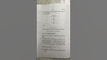 Ma/ Msc Mathematics previous year question paper 2021-22, 2nd semester (Fluid dynamics)