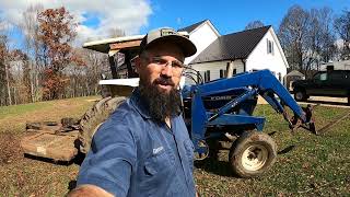 Brush Hogging Steep and Muddy Pastures With the 4610 Ford Tractor... by Glenn Conner 720 views 1 year ago 18 minutes