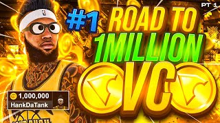 ROAD TO 1 MILLION VC w/ MY DEMIGOD LEGEND BUILD ON NBA 2K20 AT THE STAGE #1