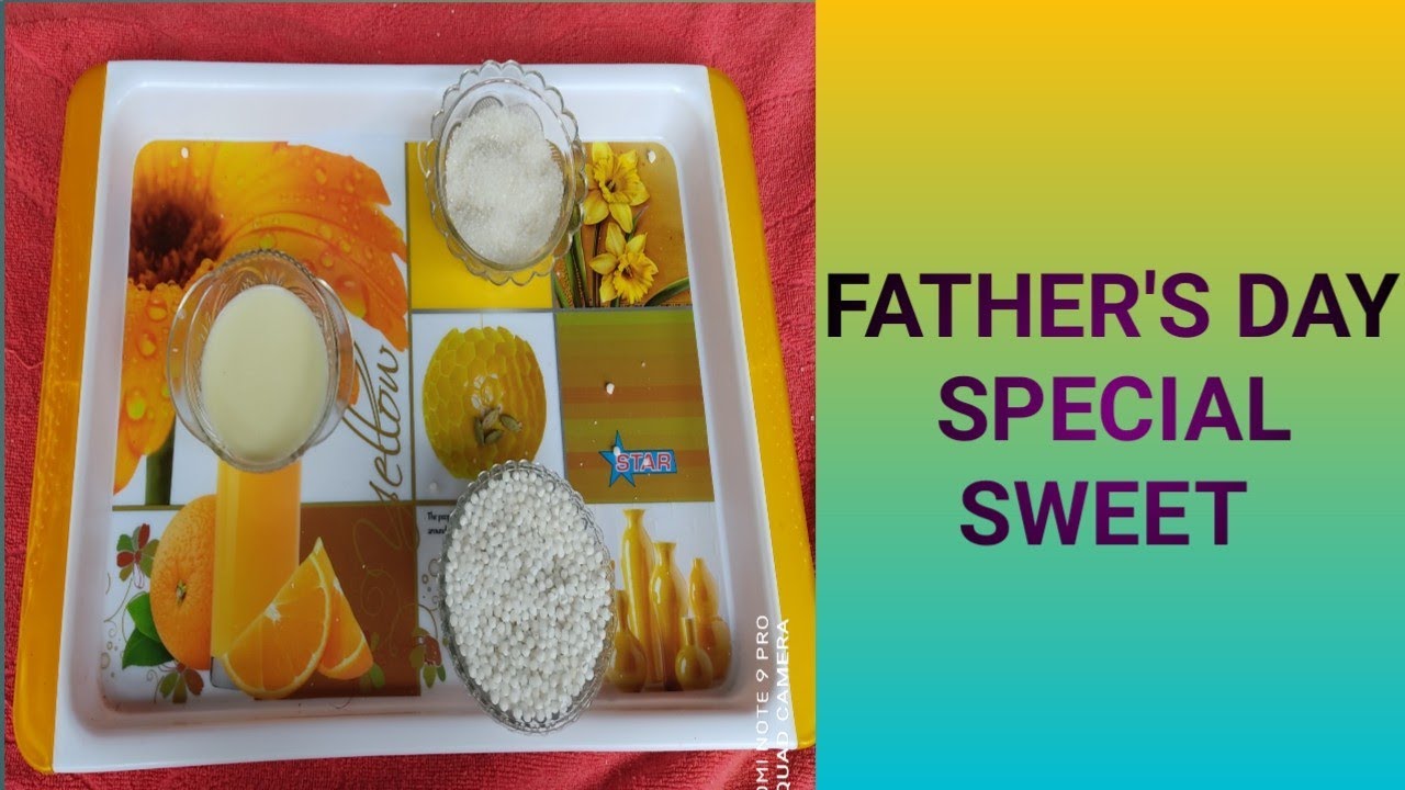 How to make sweet in of rice/sabakki for father's day - YouTube