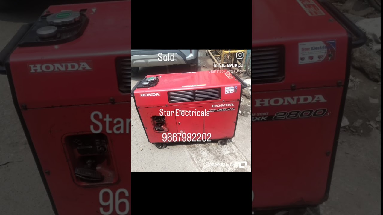 used 3 kw silent generator.. going to Delhi border