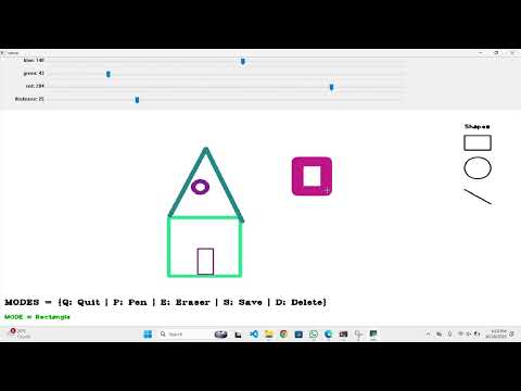 Simple paint application using OPENCV and Python