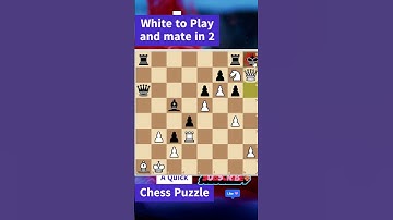 The Ultimate Test of Chess Skill: White to Play and Mate in 2 | Black about to checkmate #shorts