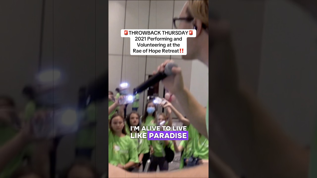 #Throwback to a fun time performing and speaking to the kids at the 2021 Rae of Hope Retreat!