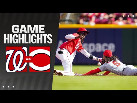 Nationals vs. Reds Game Highlights (3/30/24) 