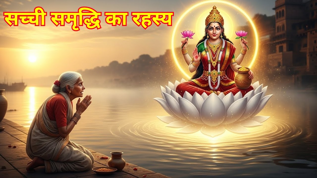 पवित्र हृदय वाली वृद्ध महिला और वह कमल की देवी जिसने सोना चमत्कार में बदल दिया