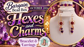 ✨October  2026 BBB: Hexes & Charms| Bracelet & Earrings #beadboxbargains #bracelet #earrings 