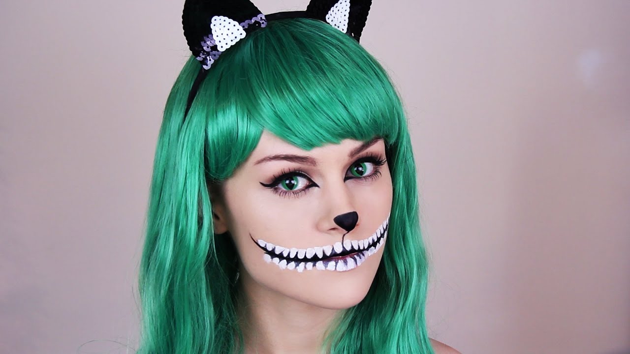 Cheshire Cat Make Up Tutorial Halloween Make Up Tutorial YouTube