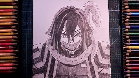 How To Draw OBANAI IGURO From Demon Slayer || Anime Drawing Step By Step