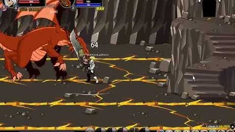 aqw soloing red dragon with vindicator of they class