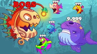 Whale King vs Jungle Boss ! How To Defeat It? 🦑Ocean Gameplay screenshot 2