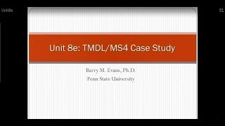 MapShed Unit 8e: Use BMP Editor in TMDL/MS4 Case Study