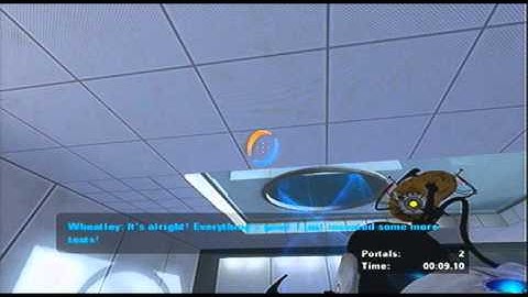 Portal 2 - Funnel Intro - 19.51 (CONSOLE RECORD?)