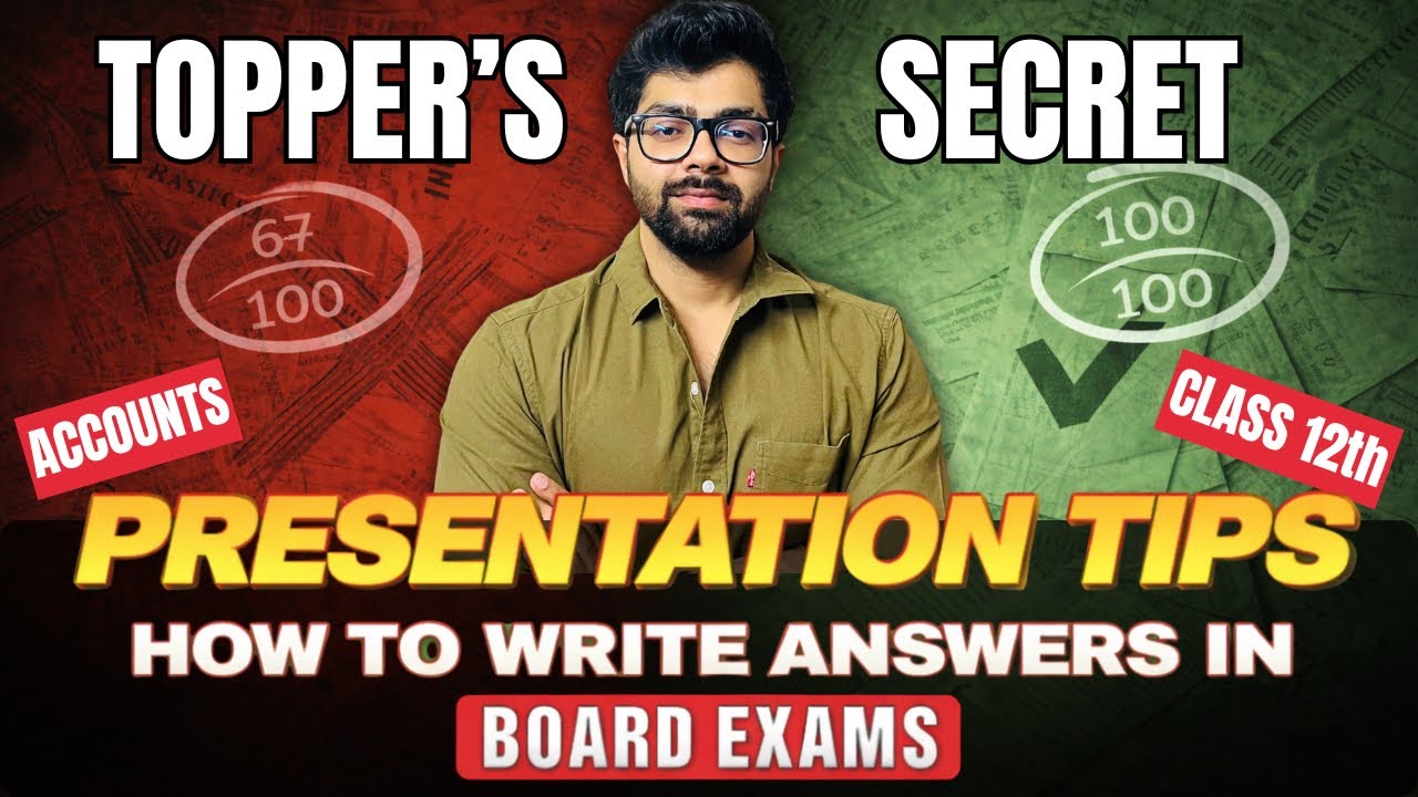 2026 mein Accounts Aise MAT Likhna❌️ Class12th Paper presentation🔥