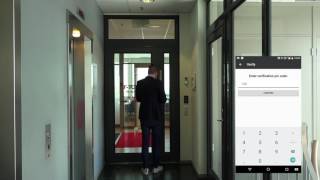 Access granted by Qr Code plus Pin Code