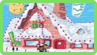 Christmas Games Jigsaw Puzzles - Christmas House in the Snow with Cookies and Milk with Daddy Finger screenshot 3