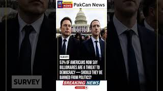 Majority of Americans Express Concerns Over Billionaire Influence | PakCan News