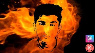 FIRE EFFECT Editing In Picsart & Kinemaster App | How To Make Fire Effect In Hindi screenshot 5