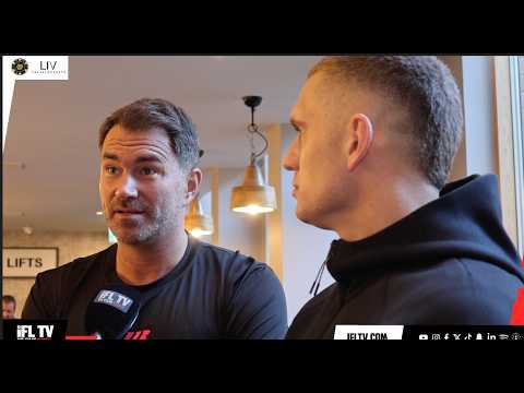 'A COMPLETE WASTE OF TIME' -EDDIE HEARN IN AWKWARD INTERVIEW WITH CONOR WALLACE OVER WHITTAKER FIGHT