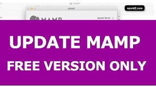 How I Update MAMP 2.2 to MAMP 4.1 (Free Version)