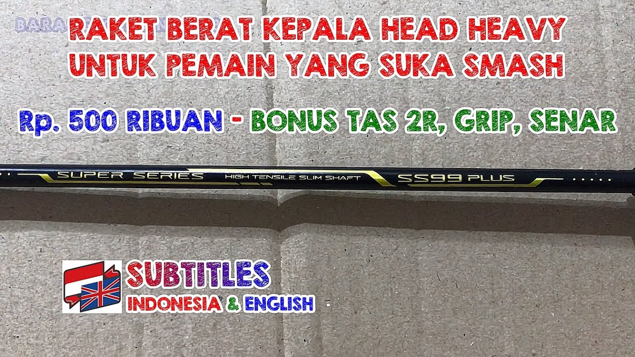 Review RAKET BADMINTON LINING LI-NING SS 99 + PLUS - Sederhana Elegan