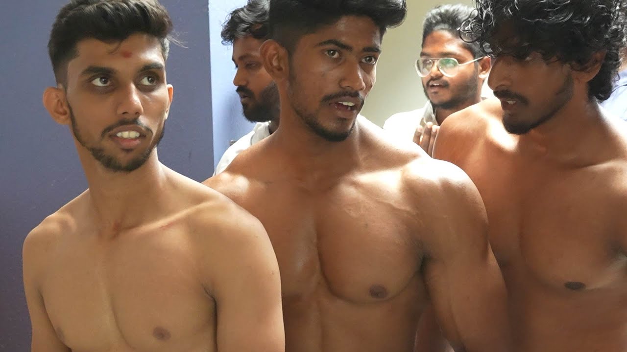 backstage college students muscle pump | jean model show | backstage bodybuilders